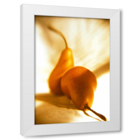 Pears II White Modern Wood Framed Art Print by Stefko, Bob