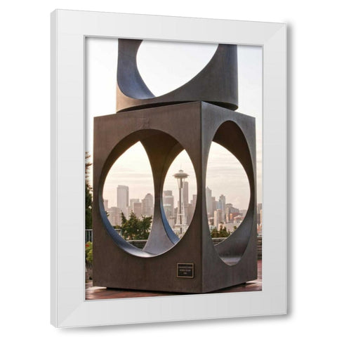 Kerry Park I White Modern Wood Framed Art Print by Stefko, Bob