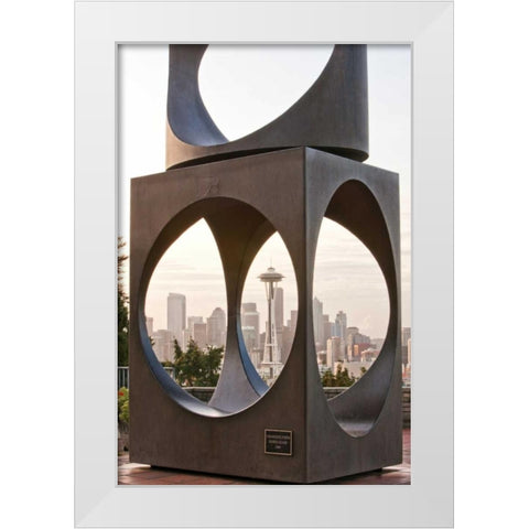 Kerry Park I White Modern Wood Framed Art Print by Stefko, Bob