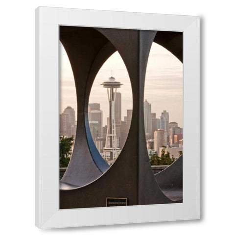 Kerry Park II White Modern Wood Framed Art Print by Stefko, Bob