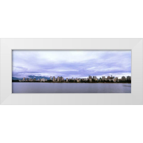 False Creek II White Modern Wood Framed Art Print by Stefko, Bob
