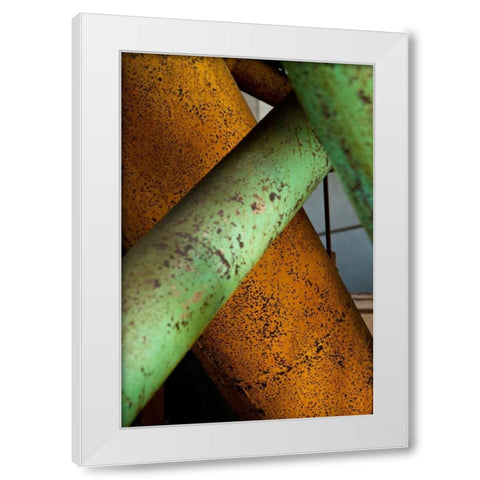 Crossover White Modern Wood Framed Art Print by Styber, Dana