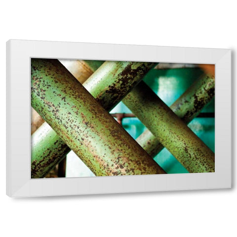 Cross Section White Modern Wood Framed Art Print by Styber, Dana