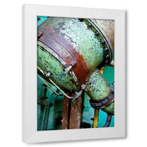 Evaporator No. III White Modern Wood Framed Art Print by Styber, Dana