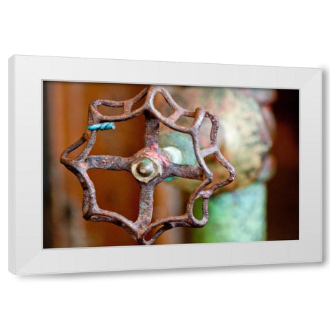 Open and Shut White Modern Wood Framed Art Print by Styber, Dana