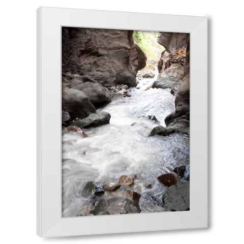 Box Canyon I White Modern Wood Framed Art Print by Styber, Dana