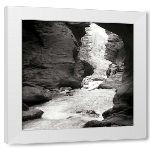 Box Canyon IV White Modern Wood Framed Art Print by Styber, Dana