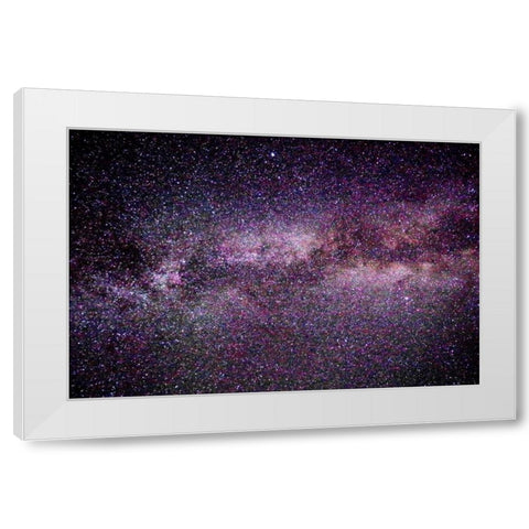 Stars Tonight White Modern Wood Framed Art Print by Taylor, Douglas