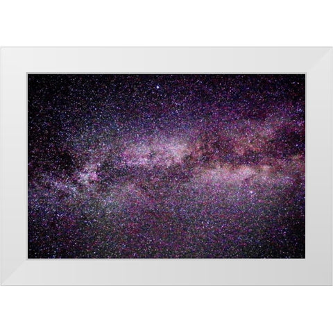Stars Tonight White Modern Wood Framed Art Print by Taylor, Douglas