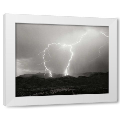 Striking Symmetry I - BW White Modern Wood Framed Art Print by Taylor, Douglas