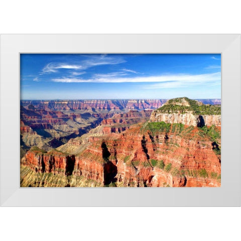Grand Canyon Dawn II White Modern Wood Framed Art Print by Taylor, Douglas
