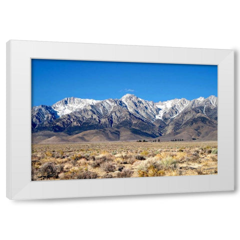 Sierra Nevada Mountains I White Modern Wood Framed Art Print by Taylor, Douglas