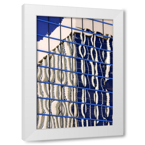 Architectural Glass White Modern Wood Framed Art Print by Taylor, Douglas
