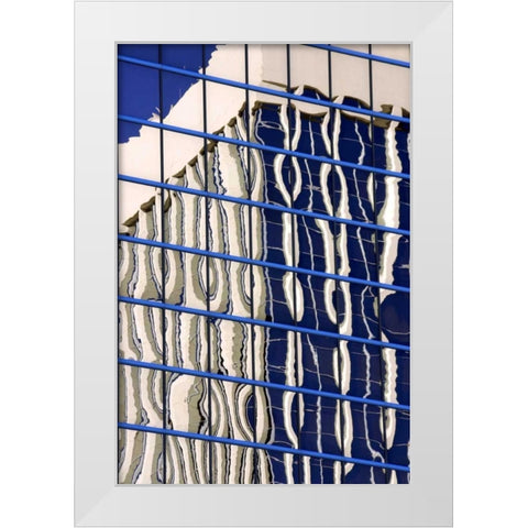 Architectural Glass White Modern Wood Framed Art Print by Taylor, Douglas