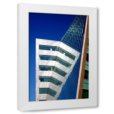 Design Reflections White Modern Wood Framed Art Print by Taylor, Douglas