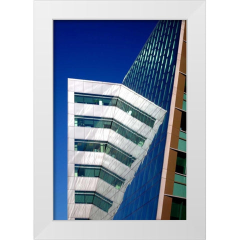 Design Reflections White Modern Wood Framed Art Print by Taylor, Douglas