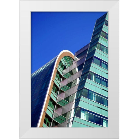 Urban Design White Modern Wood Framed Art Print by Taylor, Douglas