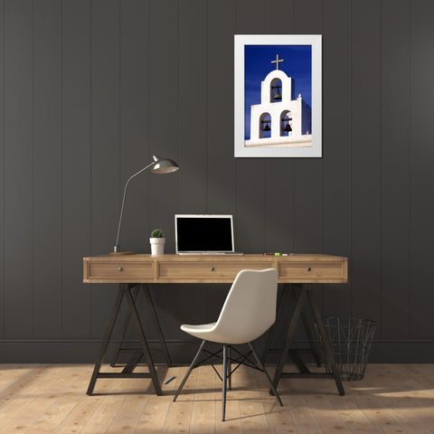 Mission Bells II White Modern Wood Framed Art Print by Taylor, Douglas