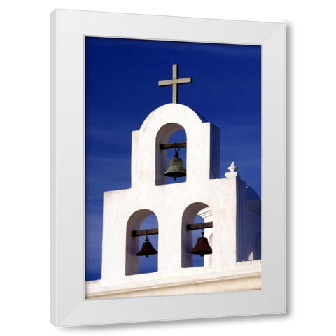 Mission Bells II White Modern Wood Framed Art Print by Taylor, Douglas