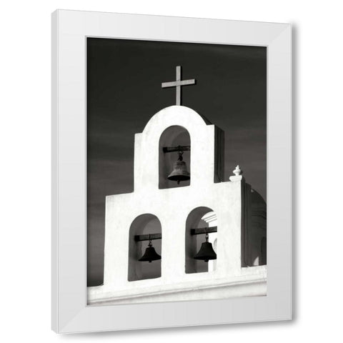 Mission Bells II BW White Modern Wood Framed Art Print by Taylor, Douglas