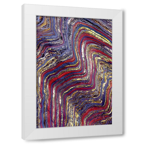 Tiger Iron II White Modern Wood Framed Art Print by Taylor, Douglas