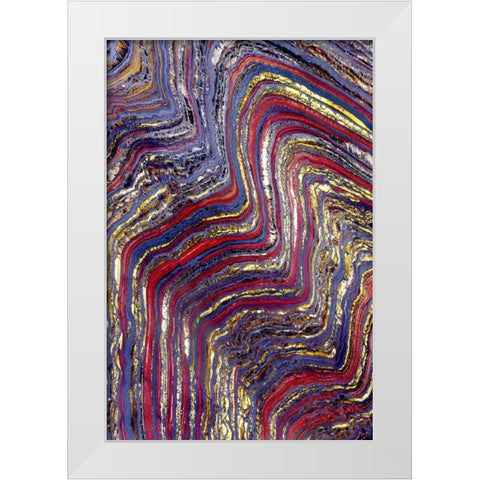 Tiger Iron II White Modern Wood Framed Art Print by Taylor, Douglas