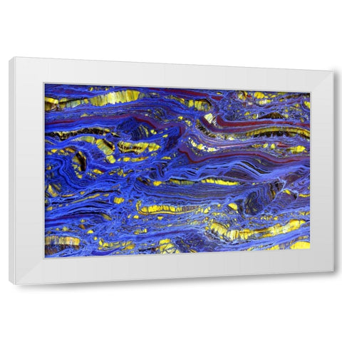 Banded Iron II White Modern Wood Framed Art Print by Taylor, Douglas