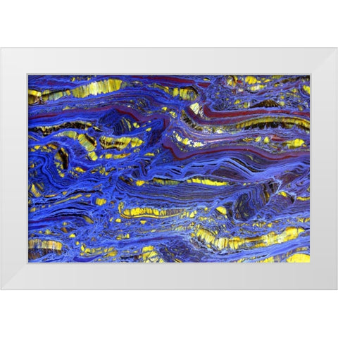 Banded Iron II White Modern Wood Framed Art Print by Taylor, Douglas