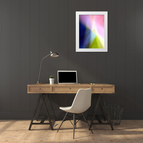 April Dawn White Modern Wood Framed Art Print by Taylor, Douglas