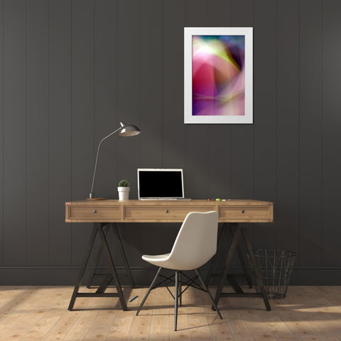 Chaos of Color White Modern Wood Framed Art Print by Taylor, Douglas