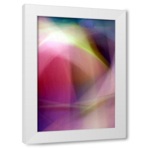 Chaos of Color White Modern Wood Framed Art Print by Taylor, Douglas