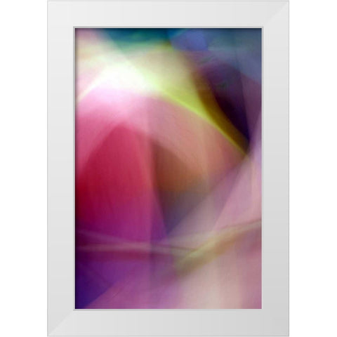 Chaos of Color White Modern Wood Framed Art Print by Taylor, Douglas