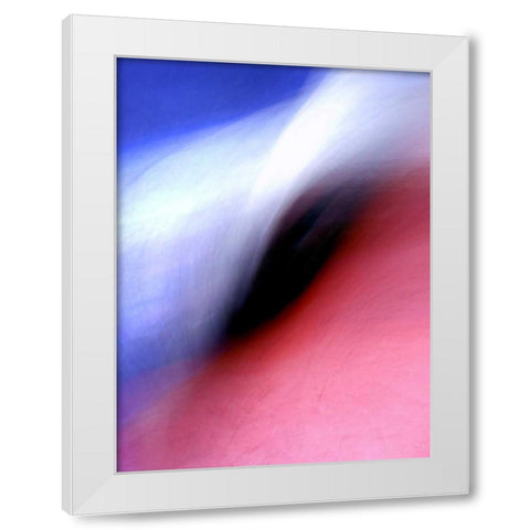 Breaking Wave White Modern Wood Framed Art Print by Taylor, Douglas