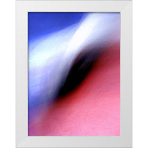 Breaking Wave White Modern Wood Framed Art Print by Taylor, Douglas