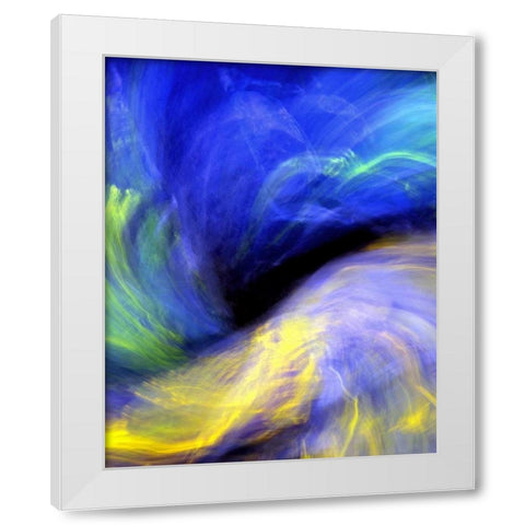 Black Opal White Modern Wood Framed Art Print by Taylor, Douglas
