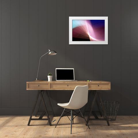Under the Beam White Modern Wood Framed Art Print by Taylor, Douglas
