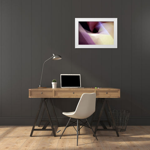 Angles White Modern Wood Framed Art Print by Taylor, Douglas