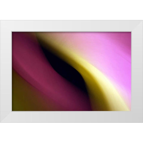 Twisted Beams II White Modern Wood Framed Art Print by Taylor, Douglas