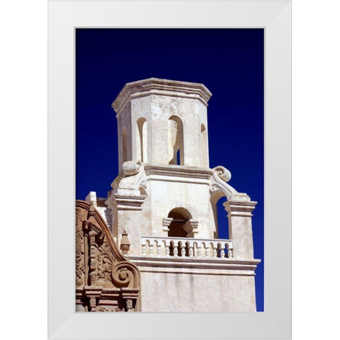 Unfinished Bell Tower White Modern Wood Framed Art Print by Taylor, Douglas