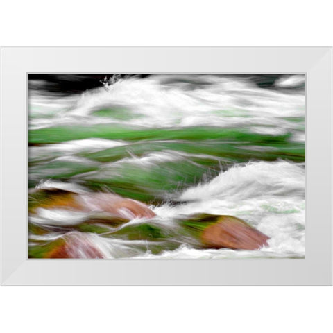 One Mile Riffle White Modern Wood Framed Art Print by Taylor, Douglas