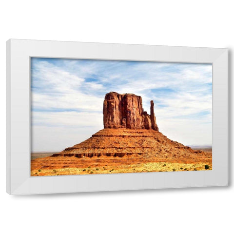 West Mitten White Modern Wood Framed Art Print by Taylor, Douglas