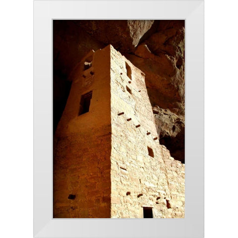 Cliff Palace Detail I White Modern Wood Framed Art Print by Taylor, Douglas
