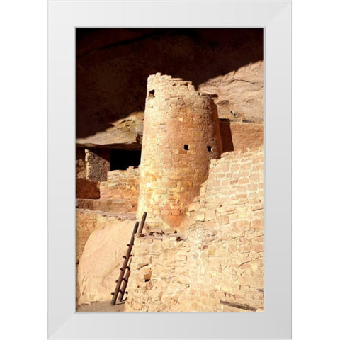 Cliff Palace Detail II White Modern Wood Framed Art Print by Taylor, Douglas