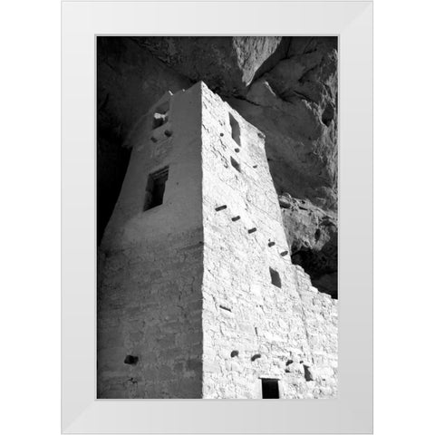 Cliff Palace Detail I BW White Modern Wood Framed Art Print by Taylor, Douglas
