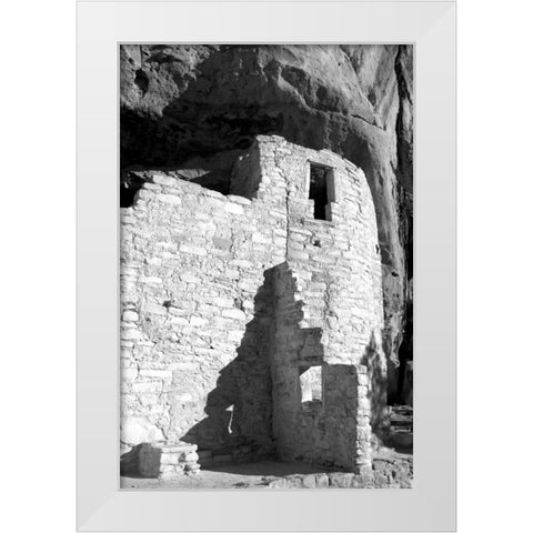 Cliff Palace Detail III BW White Modern Wood Framed Art Print by Taylor, Douglas