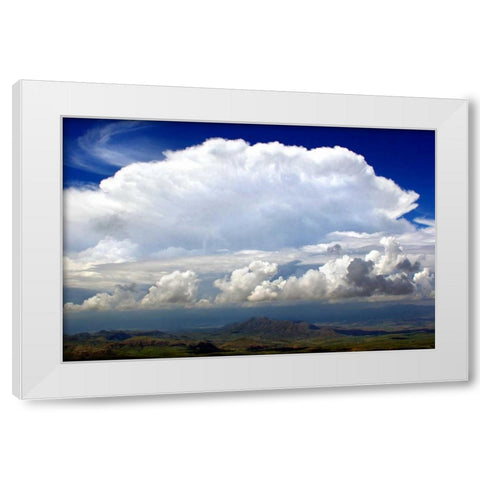 Sunday Morning Storm White Modern Wood Framed Art Print by Taylor, Douglas