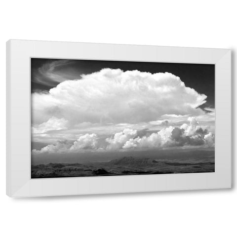 Sunday Morning Storm BW White Modern Wood Framed Art Print by Taylor, Douglas