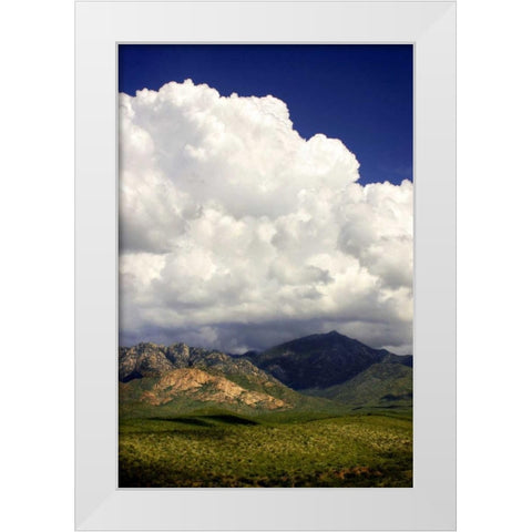 The Coming Storm White Modern Wood Framed Art Print by Taylor, Douglas