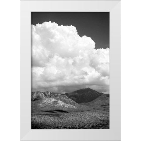 The Coming Storm BW White Modern Wood Framed Art Print by Taylor, Douglas