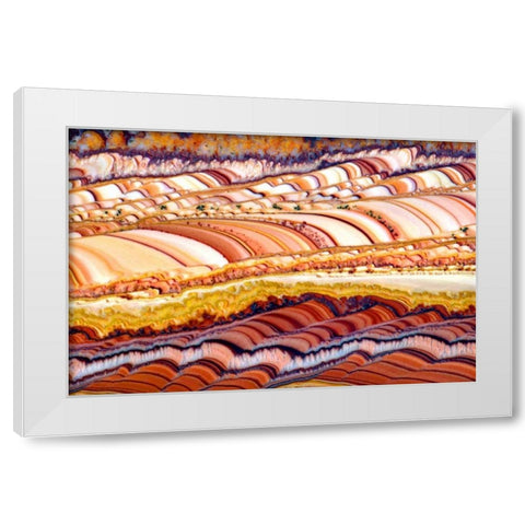 Dolomite Fields White Modern Wood Framed Art Print by Taylor, Douglas